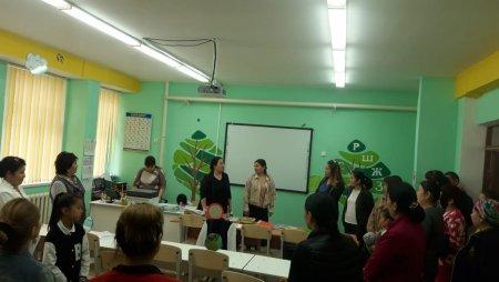 "Ашық  есік"  күні ата-аналар логопед кабинетімен танысты.