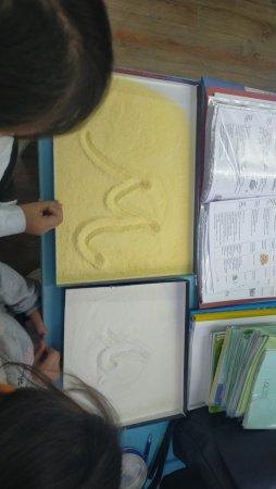 Әліппе сабағы "Қарда жазу жазамыз"