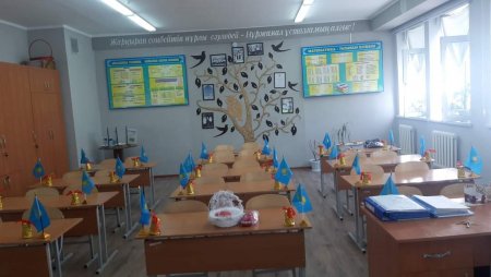 Жаңа оқу жылына. 1"А" сынып оқушыларына кабинет дайын!