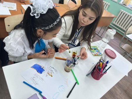 ЕБҚЕ оқушы Серік Тәрбия. Жетекшісі: Педагог-дефектолог А.У.Каражанова