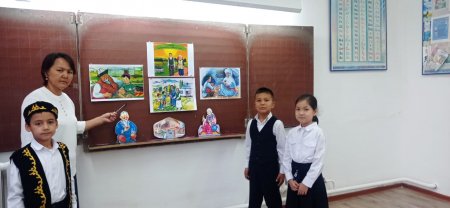 1-қазан Қарттар күніне 2"Г"сынып оқушыларына тәрбие сағаты өтілді.