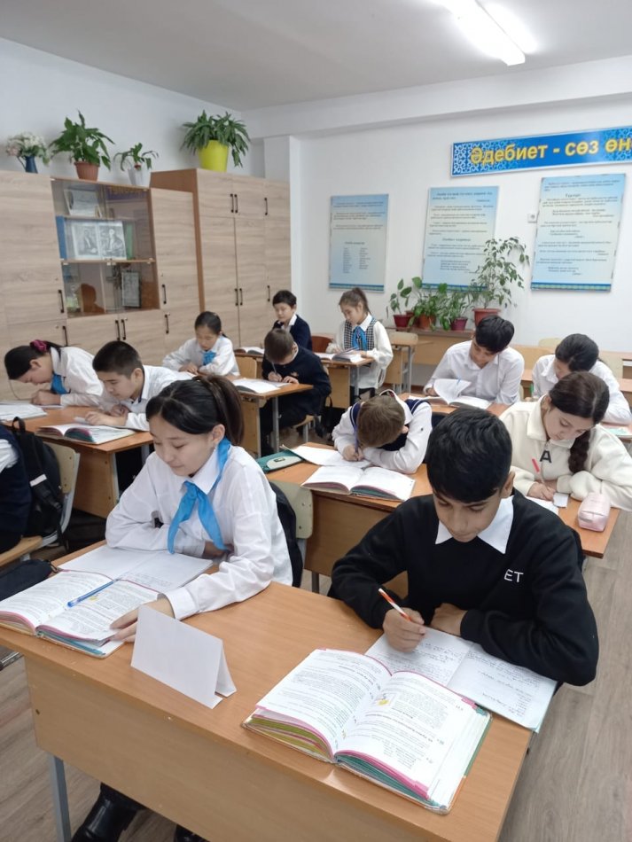 4-зерттеу тобының 2024 жылдың 25.01 күні 6"Д" сыныбында қазақ тілі пәнінен тізбектелген кезекті сабағы өтті.Пән мұғалімі Наурызбаева Кулаш Жаксылыковн